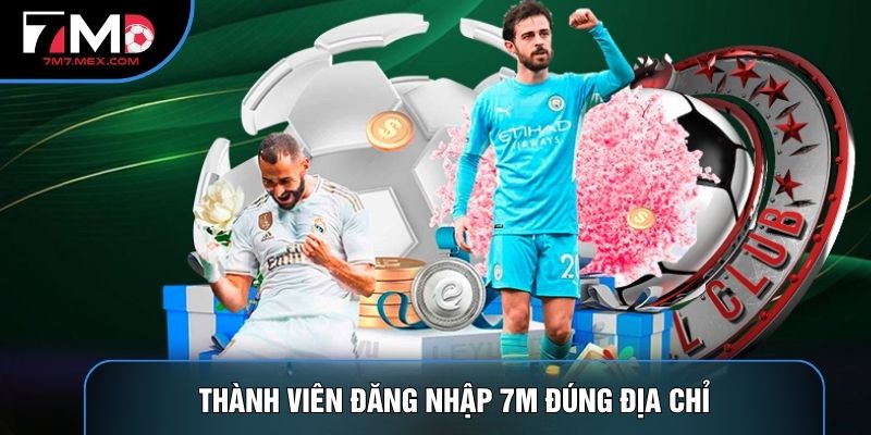Thành viên đăng nhập 7M đúng địa chỉ